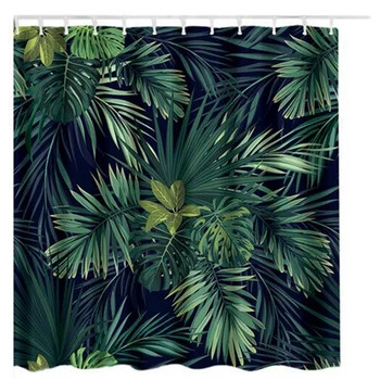 Green Shower Curtain Leaves Printing Pattern Modern Natural Plant Pattern Polyester Bathroom Waterproof Curtains
Green Shower Curtain Leaves Printing Pattern Modern Natural Plant Pattern Polyester Bathroom Waterproof Curtains
