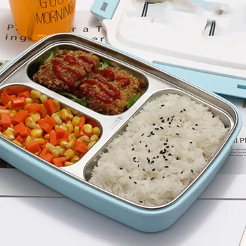 Portable 304 Stainless Steel Lunch Box 2020 New Hot Japanese Style Compartment Bento Box Kitchen Leakproof Food Container
Portable 304 Stainless Steel Lunch Box 2020 New Hot Japanese Style Compartment Bento Box Kitchen Leakproof Food Container