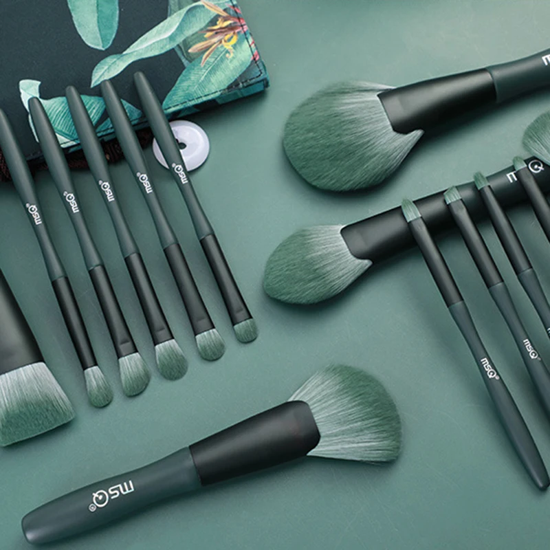 14 Pieces Professional Makeup Brush Set Foundation Blending Concealer Eye Face Liquid Powder Cream Cosmetics SSwell 
14 Pieces Professional Makeup Brush Set Foundation Blending Concealer Eye Face Liquid Powder Cream Cosmetics SSwell