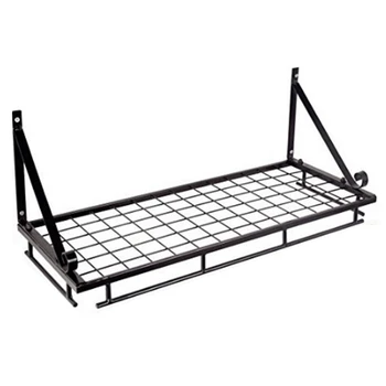 Kitchen Metal Art Storage Rack Wall Mount Storage Organizer Multifunction Shelf Holder Bathroom Shelf Pot Rack with Hooks 45Cm
Kitchen Metal Art Storage Rack Wall Mount Storage Organizer Multifunction Shelf Holder Bathroom Shelf Pot Rack with Hooks 45Cm