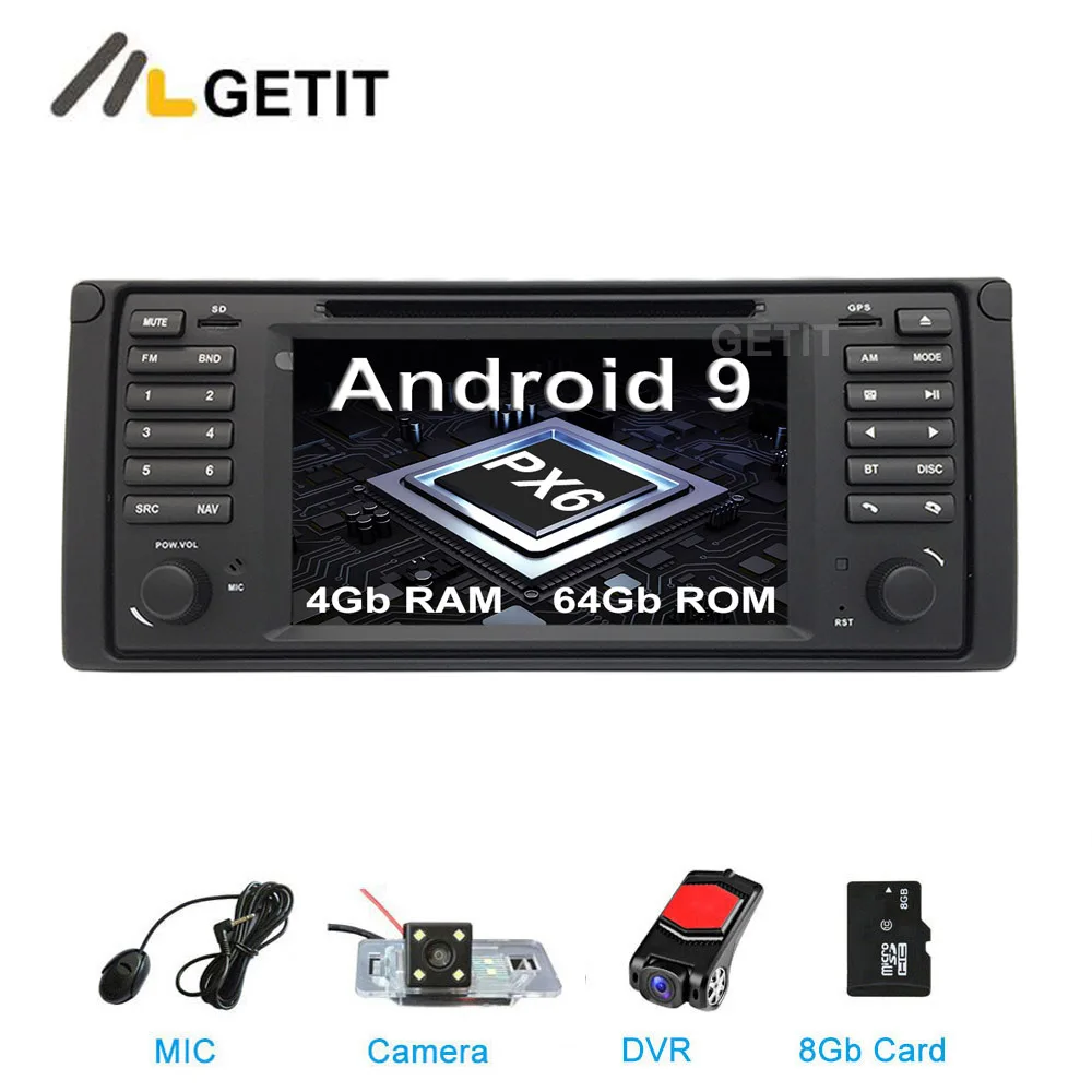 DSP 64G PX6 Android 9 Car DVD player Stereo Radio for BMW 5 E39 with GPS Navigation WiFi BT
DSP 64G PX6 Android 9 Car DVD player Stereo Radio for BMW 5 E39 with GPS Navigation WiFi BT