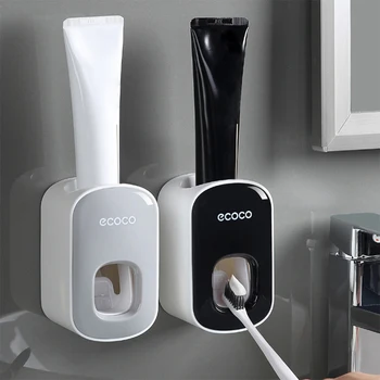 Auto Toothpaste Dispenser Double Wall Mount Stand Removable Toothbrush Holder Hair Dye Tubes Rolling Squeezer Tools
Auto Toothpaste Dispenser Double Wall Mount Stand Removable Toothbrush Holder Hair Dye Tubes Rolling Squeezer Tools