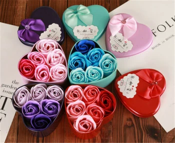 3/6/9Pcs Rose Flower Soap With Heart Scented Box Bath Body Petal Soap Wedding Decoration Party Gift Best For Lovers 2019 New
3/6/9Pcs Rose Flower Soap With Heart Scented Box Bath Body Petal Soap Wedding Decoration Party Gift Best For Lovers 2019 New