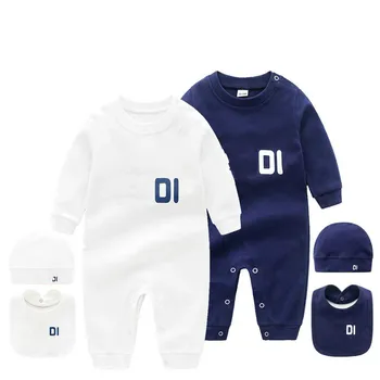 Spring Autumn Baby Boys Clothes Newborn Costumes Baby Romper Set Cotton Jumpsuit+Hats+Bibs 3 PCS Suits Infant Baby Girl Overalls
Spring Autumn Baby Boys Clothes Newborn Costumes Baby Romper Set Cotton Jumpsuit+Hats+Bibs 3 PCS Suits Infant Baby Girl Overalls