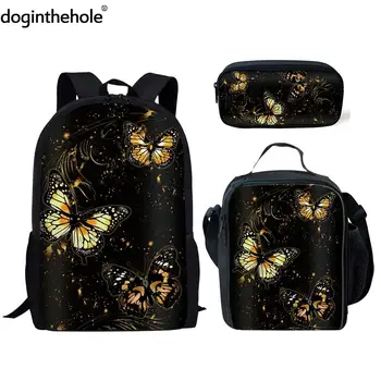 doginthehole Beauty Butterfly Animal Pattern Casual Backpack Girls 3PCS Set Teenager Student Kids Custom Print Large School Bags
doginthehole Beauty Butterfly Animal Pattern Casual Backpack Girls 3PCS Set Teenager Student Kids Custom Print Large School Bags