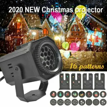 Christmas Laser Snowflake Projector Rotated Led Light Waterproof Landscape Disco Lights Home Garden Star Light Indoor Decoration
Christmas Laser Snowflake Projector Rotated Led Light Waterproof Landscape Disco Lights Home Garden Star Light Indoor Decoration