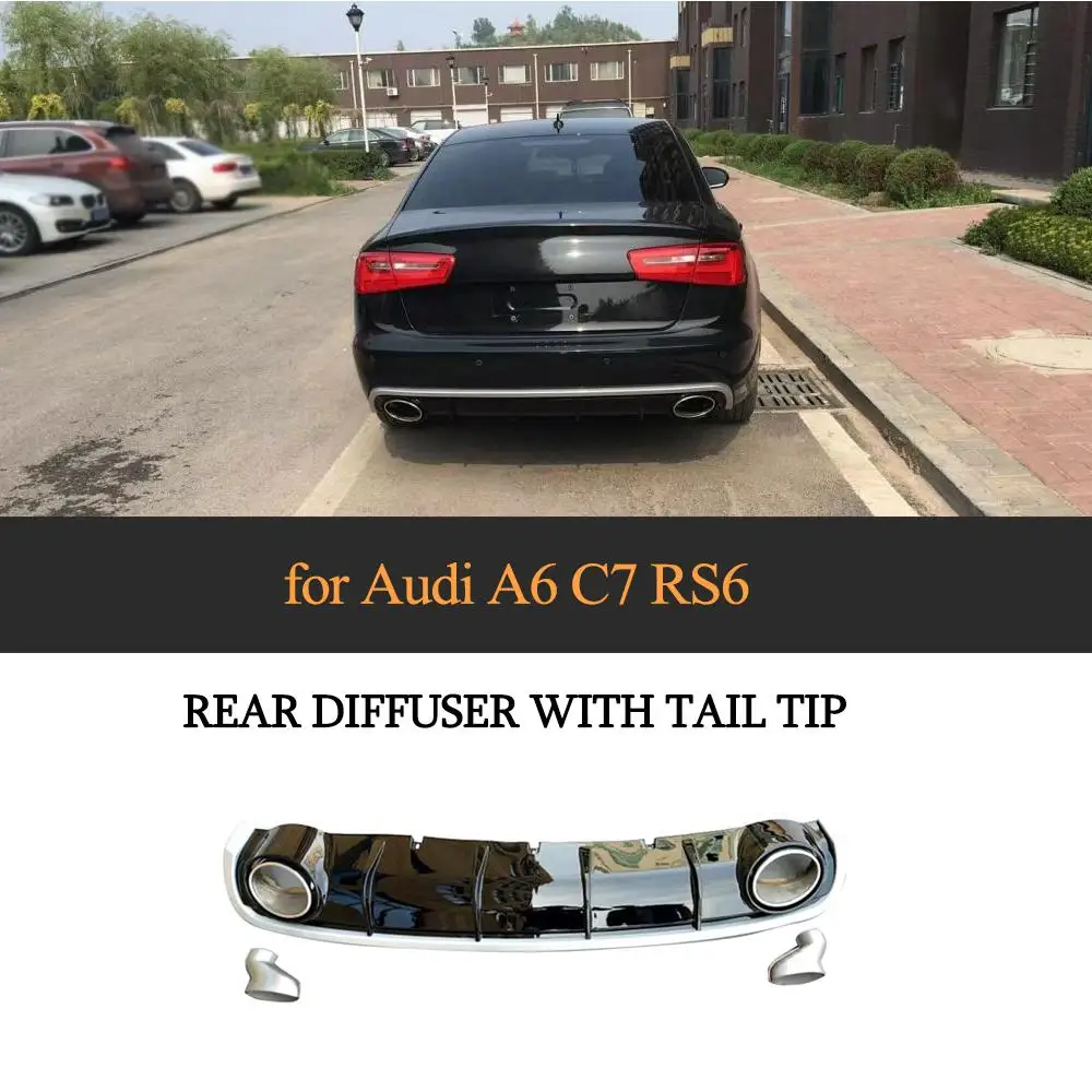 Car Rear Bumper Diffuser Lip Spoiler for Audi A6 C7 Standard Sedan 4 Door 2012 - 2016 Rear Bumper Spoiler Non S6 RS6
Car Rear Bumper Diffuser Lip Spoiler for Audi A6 C7 Standard Sedan 4 Door 2012 - 2016 Rear Bumper Spoiler Non S6 RS6