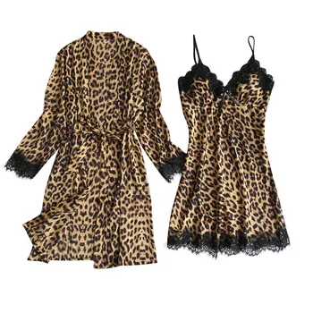 Pajamas For Women Sexy Nightwear Satin Silk Pajamas Cardigan Nightdress Bathrobe Ladies Robes Underwear Sleepwear Mujer #L20
Pajamas For Women Sexy Nightwear Satin Silk Pajamas Cardigan Nightdress Bathrobe Ladies Robes Underwear Sleepwear Mujer #L20
