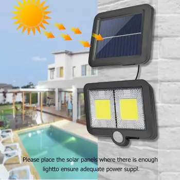 COB 108LED Solar Motion Sensor Wall Light Waterproof Outdoor Garden Solar Light Street Lamp Outdoor Lighting 1/3 Working Modes
COB 108LED Solar Motion Sensor Wall Light Waterproof Outdoor Garden Solar Light Street Lamp Outdoor Lighting 1/3 Working Modes