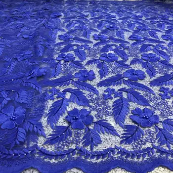 Royal Blue Bridal Beads Lace Fabric High Quality 3d Lace Fabric Embroidery Tulle Lace For African French Lace Fabric For Party
Royal Blue Bridal Beads Lace Fabric High Quality 3d Lace Fabric Embroidery Tulle Lace For African French Lace Fabric For Party