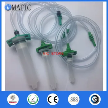 

Free Shipping Glue Dispenser Plastic Pneumatic Syringe Barrel Adapter 5cc/10cc/30cc ml (Each Size Have 2Set, Totally 6 Sets)