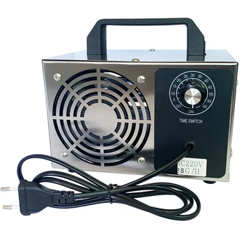 Ozone Generator 28g/h Portable Ozonizer Air water Purifier Sterilizer treatment Ozone addition to formaldehyde 220V
Ozone Generator 28g/h Portable Ozonizer Air water Purifier Sterilizer treatment Ozone addition to formaldehyde 220V