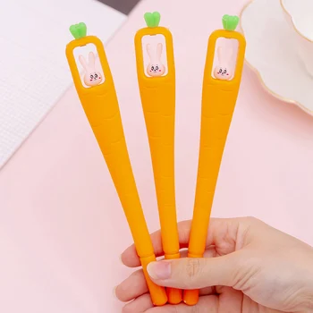Cute Rabbit Pens Kawaii Carrot Gel Pen Black Ink Neutral Pens For Writing Kids Girls Gift School Supplies Korean Stationery 
Cute Rabbit Pens Kawaii Carrot Gel Pen Black Ink Neutral Pens For Writing Kids Girls Gift School Supplies Korean Stationery