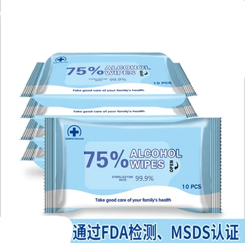 75% Alcohol Adult/Kids Hand Disinfection Swabs Pads Wet Wipes Antiseptic Cleanser 10sheet/bag Cleaning Sterilization
75% Alcohol Adult/Kids Hand Disinfection Swabs Pads Wet Wipes Antiseptic Cleanser 10sheet/bag Cleaning Sterilization