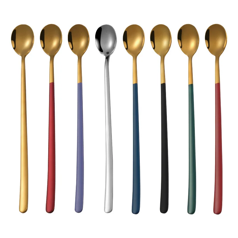 304 Stainless Steel Spoon Dinnerware Bar Long Handle Stirring Spoons Coffee Ice Cream Bar Tools Desserts Kitchen Accessories
304 Stainless Steel Spoon Dinnerware Bar Long Handle Stirring Spoons Coffee Ice Cream Bar Tools Desserts Kitchen Accessories