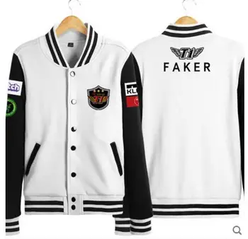 Faker SKT T1 Peanut Huni Bang Wolf Cosplay Costume Long Sleeve Baseball Jacket High Quality Drop shipping 
Faker SKT T1 Peanut Huni Bang Wolf Cosplay Costume Long Sleeve Baseball Jacket High Quality Drop shipping