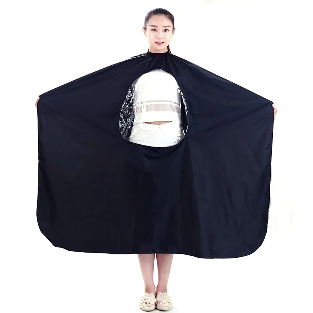 Salon Barber Hair Cutting Haircut Cape Hairdresser With Clear Transparent Viewing Window For Hair Cutting Coloring Barber Cape
Salon Barber Hair Cutting Haircut Cape Hairdresser With Clear Transparent Viewing Window For Hair Cutting Coloring Barber Cape