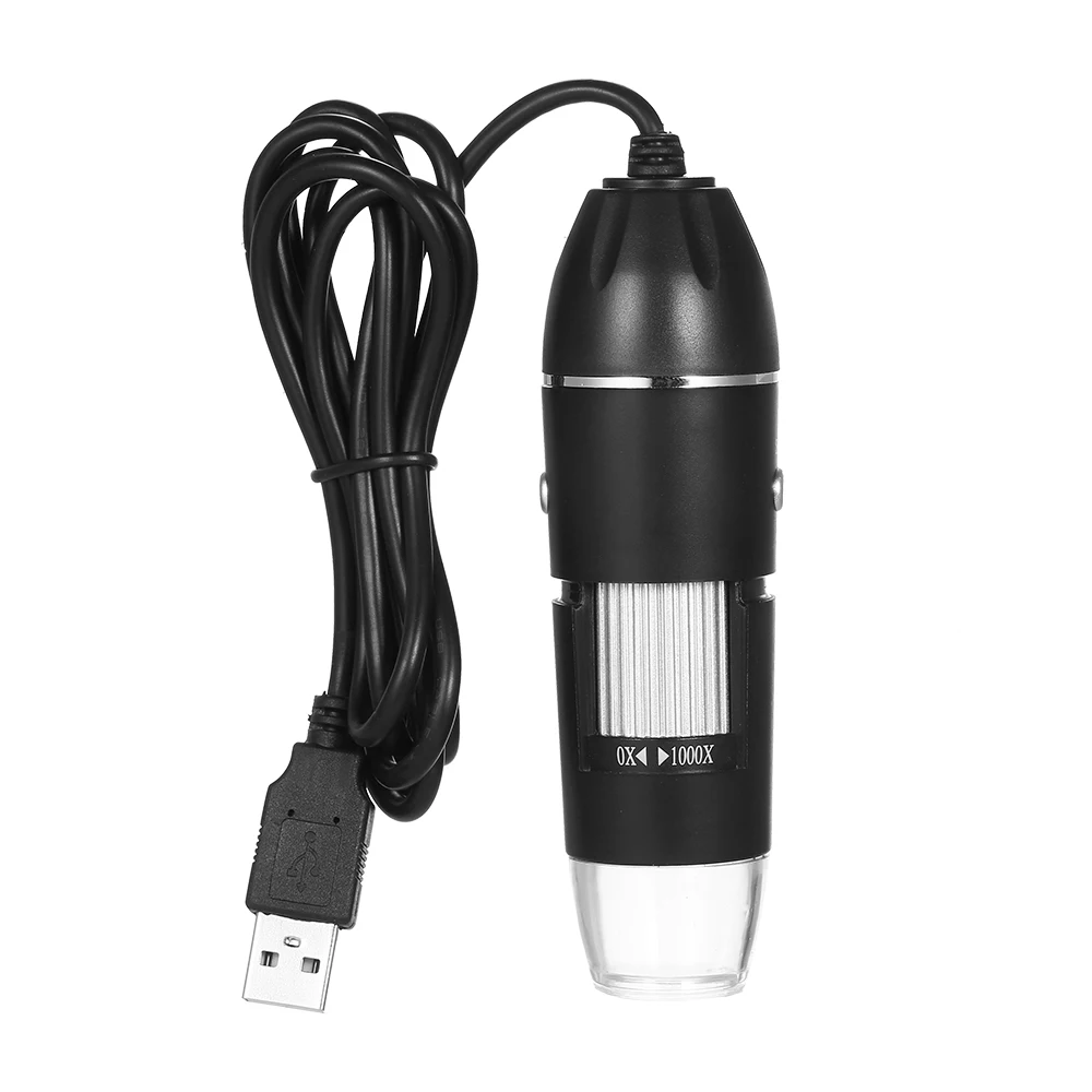 Микроскоп с цифровым зумом ручной настольный увеличительный прибор USB и камерой 0