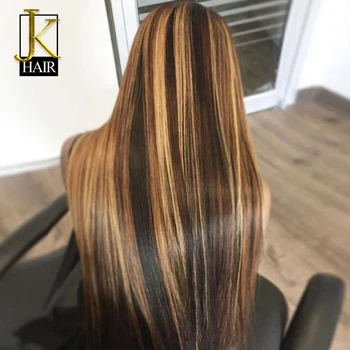 130% Density 13*4 Lace Brown Honey Blonde Lace Front Human Hair Wigs Straight Brazilian Remy Ombre 4/27 Highlight Lace Wig JK
130% Density 13*4 Lace Brown Honey Blonde Lace Front Human Hair Wigs Straight Brazilian Remy Ombre 4/27 Highlight Lace Wig JK