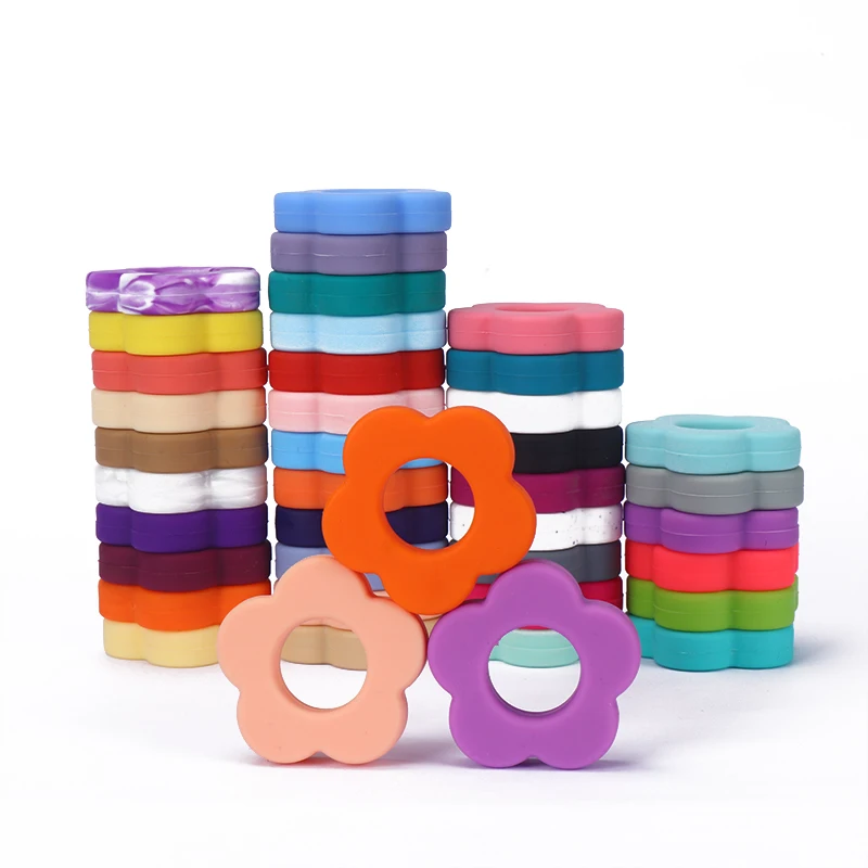 3Pcs/Lot New 37 Colors Baby Pacifier Chain Accesories DIY Baby Teething Beads Sun Flower Beads for Chew Toy BPA Free
3Pcs/Lot New 37 Colors Baby Pacifier Chain Accesories DIY Baby Teething Beads Sun Flower Beads for Chew Toy BPA Free