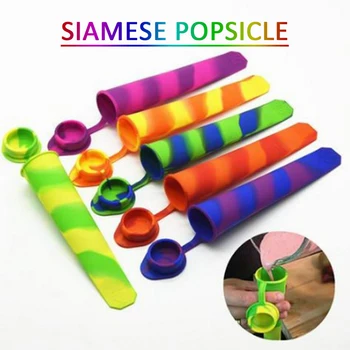 6pcs Silicone Ice Tube Mold With Lids Colorful Frozen Ice Cream Yogurt Popsicle Maker Tray Summer Drinking Kitchen Accessories
6pcs Silicone Ice Tube Mold With Lids Colorful Frozen Ice Cream Yogurt Popsicle Maker Tray Summer Drinking Kitchen Accessories