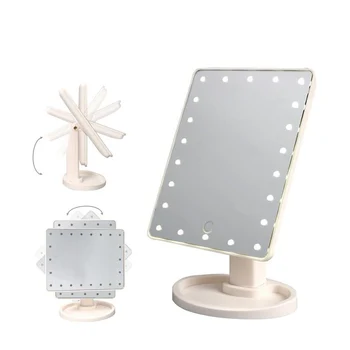 22 LED Lights Vanity Makeup Mirror Touch Screen Lighted Tabletop Cosmetic Mirror 3 Colors Optional
22 LED Lights Vanity Makeup Mirror Touch Screen Lighted Tabletop Cosmetic Mirror 3 Colors Optional