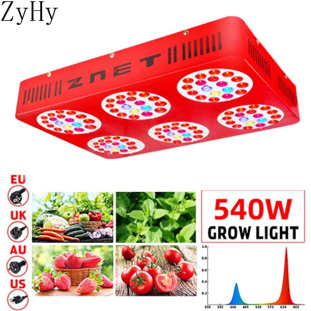 ZyHy Double Switch High Power 540W Planting Growth Light 6 Modules High PPFD Full Spectrum Indoor Tent Plant LED Growth Light
ZyHy Double Switch High Power 540W Planting Growth Light 6 Modules High PPFD Full Spectrum Indoor Tent Plant LED Growth Light