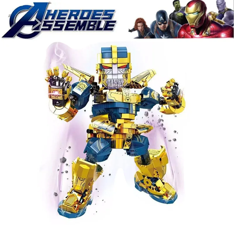 Sy1399 Super Heroes Avengers 4 Thanos Square Head Sets Building Block Kid Toys Edcation Model Baby Toys B815
Sy1399 Super Heroes Avengers 4 Thanos Square Head Sets Building Block Kid Toys Edcation Model Baby Toys B815