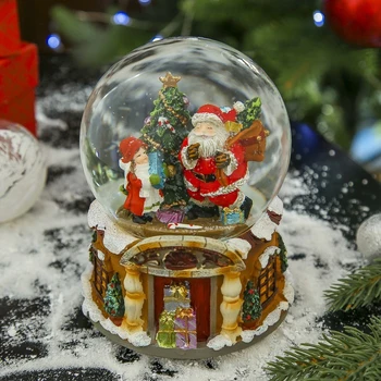 Souvenir polystone water ball musical "Santa Claus and a girl" 14x11x11 cm 3244436
Souvenir polystone water ball musical "Santa Claus and a girl" 14x11x11 cm 3244436