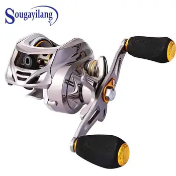 Sougayilang Baitcasting Fishing Reel -11+ 1 Shielded Stainless Bearings 6.3:1 Ratio - Zero Flex Aluminum Alloy Construction
Sougayilang Baitcasting Fishing Reel -11+ 1 Shielded Stainless Bearings 6.3:1 Ratio - Zero Flex Aluminum Alloy Construction