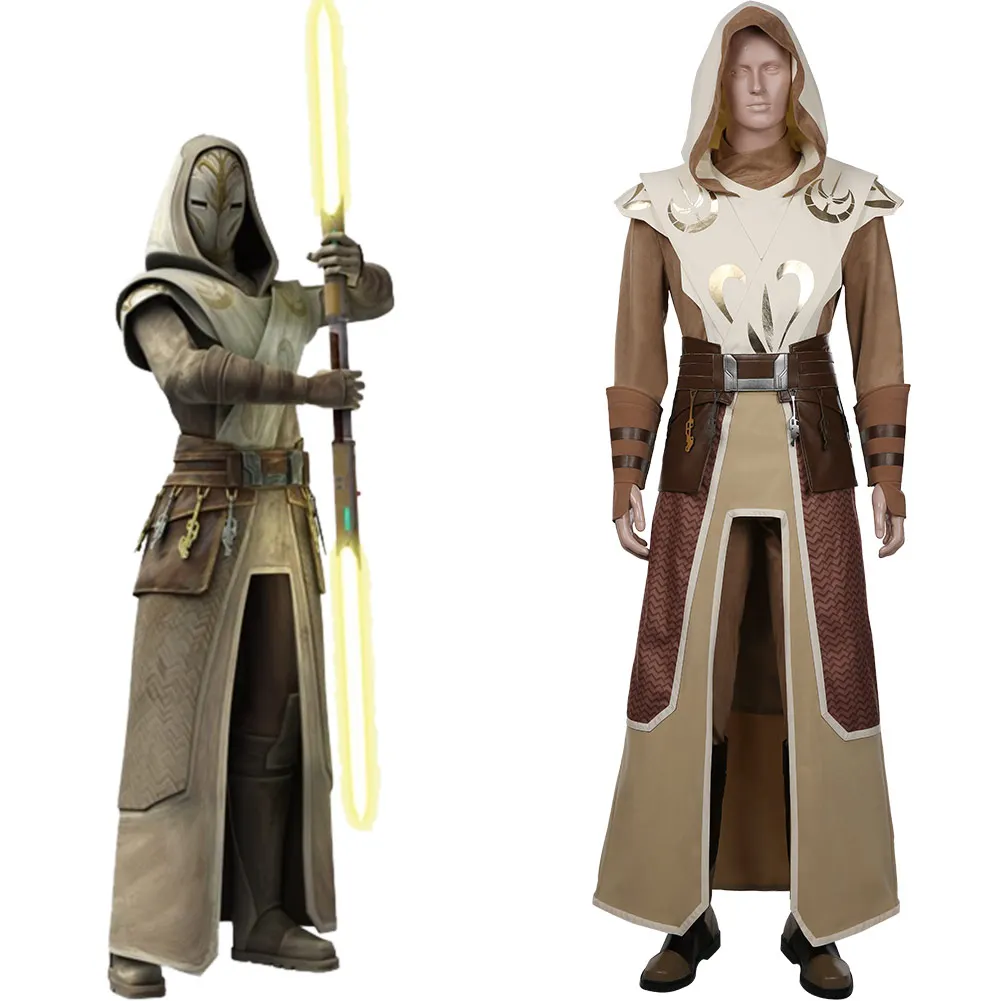 Звездные войны для косплея: Клон войн-джедаи храм гвардии косплей костюм пальто
