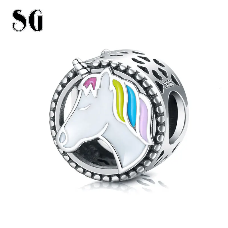 SG New 925 Sterling Silver Cute Horse round Shape Charm Colorful Enamel Beads Fit Europe Bracelet Women 2019 Fashion Jewelry
SG New 925 Sterling Silver Cute Horse round Shape Charm Colorful Enamel Beads Fit Europe Bracelet Women 2019 Fashion Jewelry