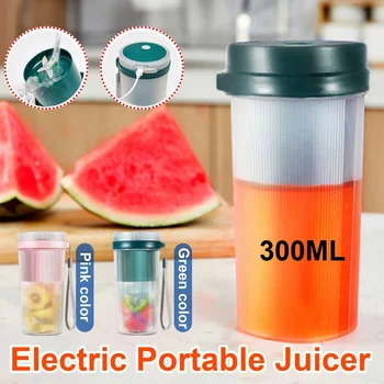 300ml Portable Electric Juicer USB Rechargeable Fruit Smoothie Maker Mixer Smoothie Blender Machine Food Bottle Juicing Cup
300ml Portable Electric Juicer USB Rechargeable Fruit Smoothie Maker Mixer Smoothie Blender Machine Food Bottle Juicing Cup
