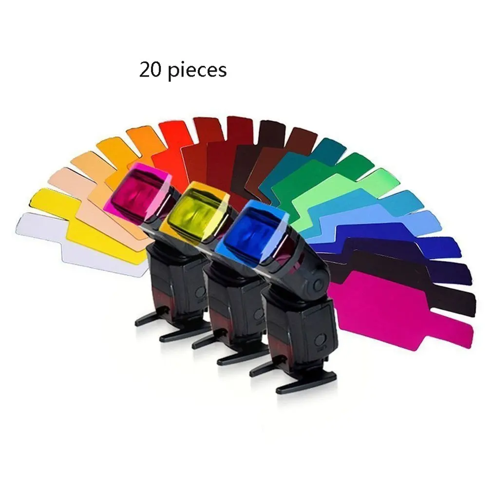 20PCS Colour Filter for Camera Top Flash Fittings Universal Flash Gels Lighting Filter for Camera Flash Light
20PCS Colour Filter for Camera Top Flash Fittings Universal Flash Gels Lighting Filter for Camera Flash Light