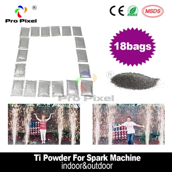 18 Bags Ti Powder 200g/bag For Cold Spark Firework Machine Wedding Sparkular Machine MSDS Powder Certification
18 Bags Ti Powder 200g/bag For Cold Spark Firework Machine Wedding Sparkular Machine MSDS Powder Certification