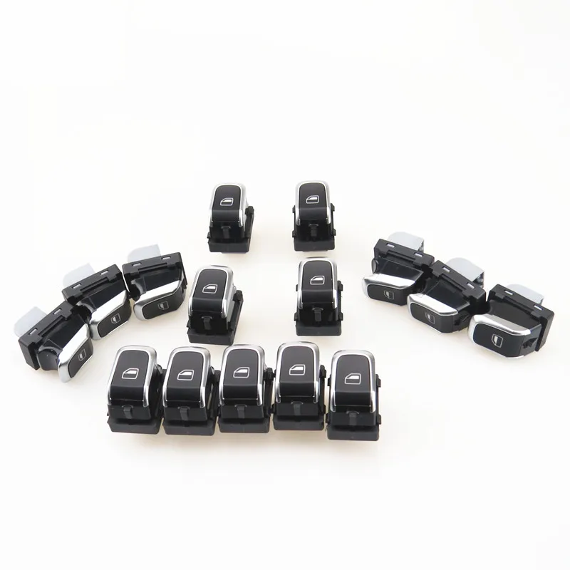 AZQFZ Qty15 Chrome Passenger Side Window Electronic Control Switch Button For A8 S8 A6 S6 C7 Q3 A7 RSQ3 4GD 959 855 8KD 959 855A
AZQFZ Qty15 Chrome Passenger Side Window Electronic Control Switch Button For A8 S8 A6 S6 C7 Q3 A7 RSQ3 4GD 959 855 8KD 959 855A