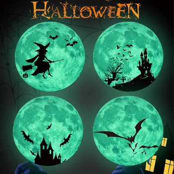Halloween Theme Party Luminous Glow in the Dark Wall Decals Stickers Decoration for Kids Room Home Bedroom Living Room
Halloween Theme Party Luminous Glow in the Dark Wall Decals Stickers Decoration for Kids Room Home Bedroom Living Room