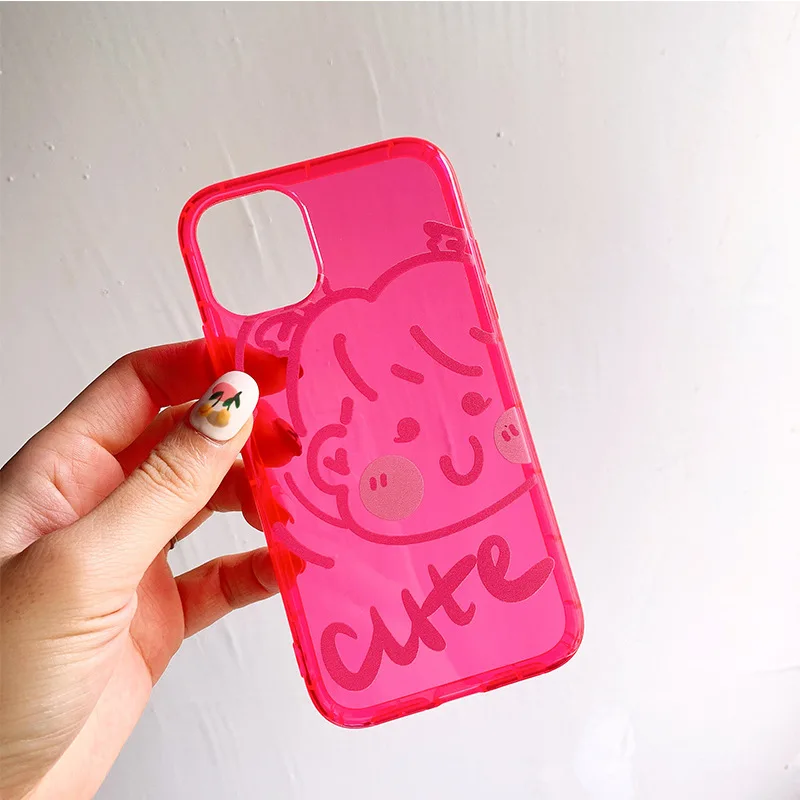Funda For iphone se 2020 7 8 x xr xs max case Creatives Fluorescent Color Cute Girl Soft Shell Phone Cover
Funda For iphone se 2020 7 8 x xr xs max case Creatives Fluorescent Color Cute Girl Soft Shell Phone Cover