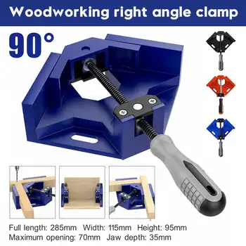 Single Handle 90 Degree Right Angle Clamp Fixing Clips Picture Frame Corner Clamp Woodworking Hand Tool Angle Clamps Pipe Clamp
Single Handle 90 Degree Right Angle Clamp Fixing Clips Picture Frame Corner Clamp Woodworking Hand Tool Angle Clamps Pipe Clamp