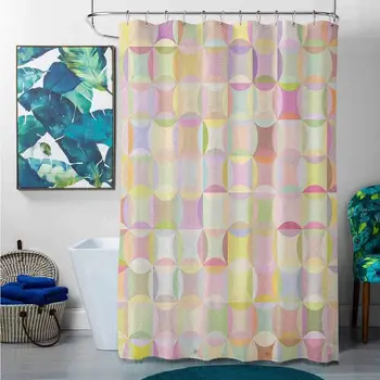 Shower Curtains with Blue and Green Pastel,Retro Pattern with Polka Dots Overlapping Ring Shapes Squares Colorful Funky Print,
Shower Curtains with Blue and Green Pastel,Retro Pattern with Polka Dots Overlapping Ring Shapes Squares Colorful Funky Print,