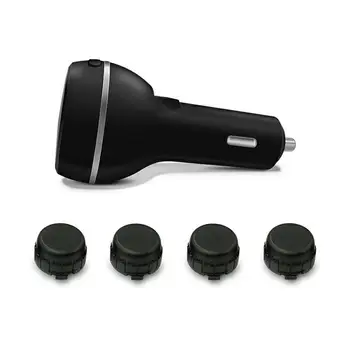External Sensors TPMS Car Tire Pressure Alarm Monitor System Lighter Plug LCD Screen Display
External Sensors TPMS Car Tire Pressure Alarm Monitor System Lighter Plug LCD Screen Display