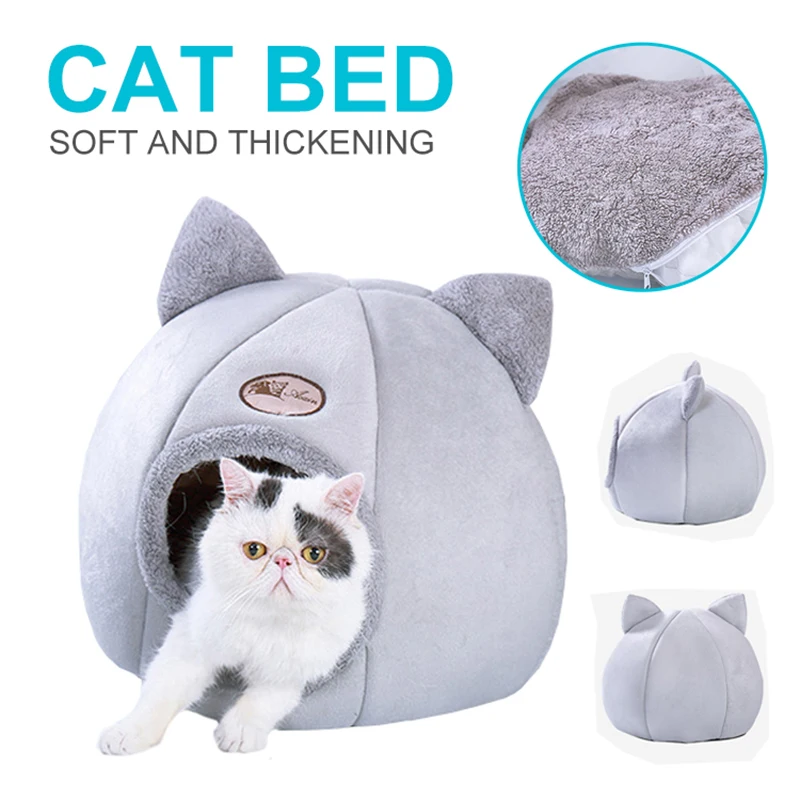 Cat Bed Winter Warm Soft Breathability Yurt Short Fiber Fabric Pet Nest For Pets No Hair Off Antistatic Cats House Pet Products
Cat Bed Winter Warm Soft Breathability Yurt Short Fiber Fabric Pet Nest For Pets No Hair Off Antistatic Cats House Pet Products