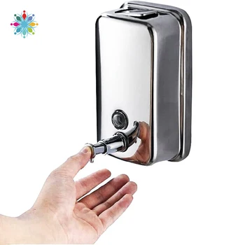 500ml Stainless Steel Wall Mounted Manual Soap Dispenser Manual Push Soap Dispenser Kitchen Bathroom Cleaning Tools Home Hotels
500ml Stainless Steel Wall Mounted Manual Soap Dispenser Manual Push Soap Dispenser Kitchen Bathroom Cleaning Tools Home Hotels