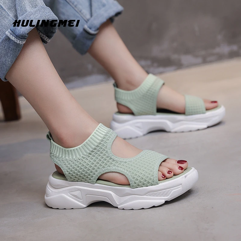 2020 New Women's Mesh Sandals Open Toe Breathable Female Shoes Ladies Wedge Platform Sandals For Women
2020 New Women's Mesh Sandals Open Toe Breathable Female Shoes Ladies Wedge Platform Sandals For Women