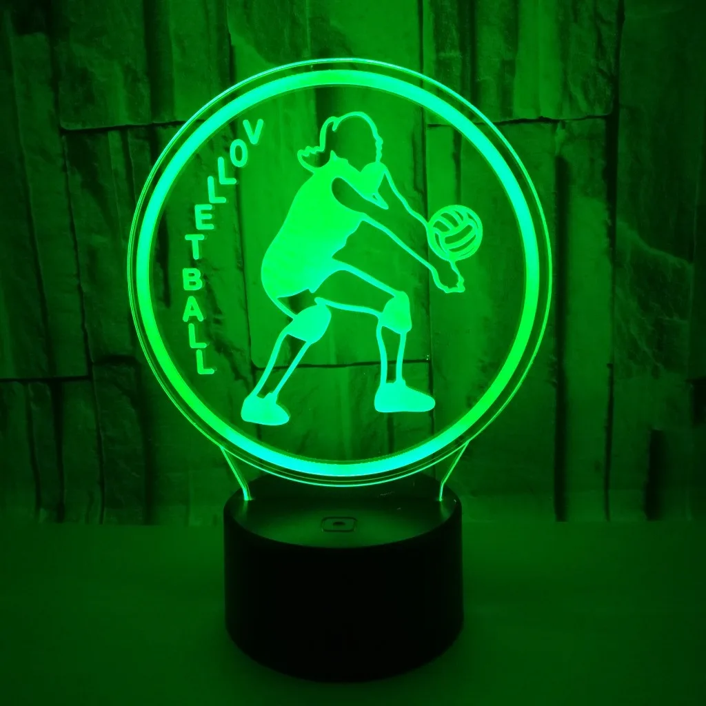 Creative Play Volleyball Colorful 3D Lamp usb led Touch Control Illusion Lights Desktop Lamp Colorful 3D Night Lamp
Creative Play Volleyball Colorful 3D Lamp usb led Touch Control Illusion Lights Desktop Lamp Colorful 3D Night Lamp