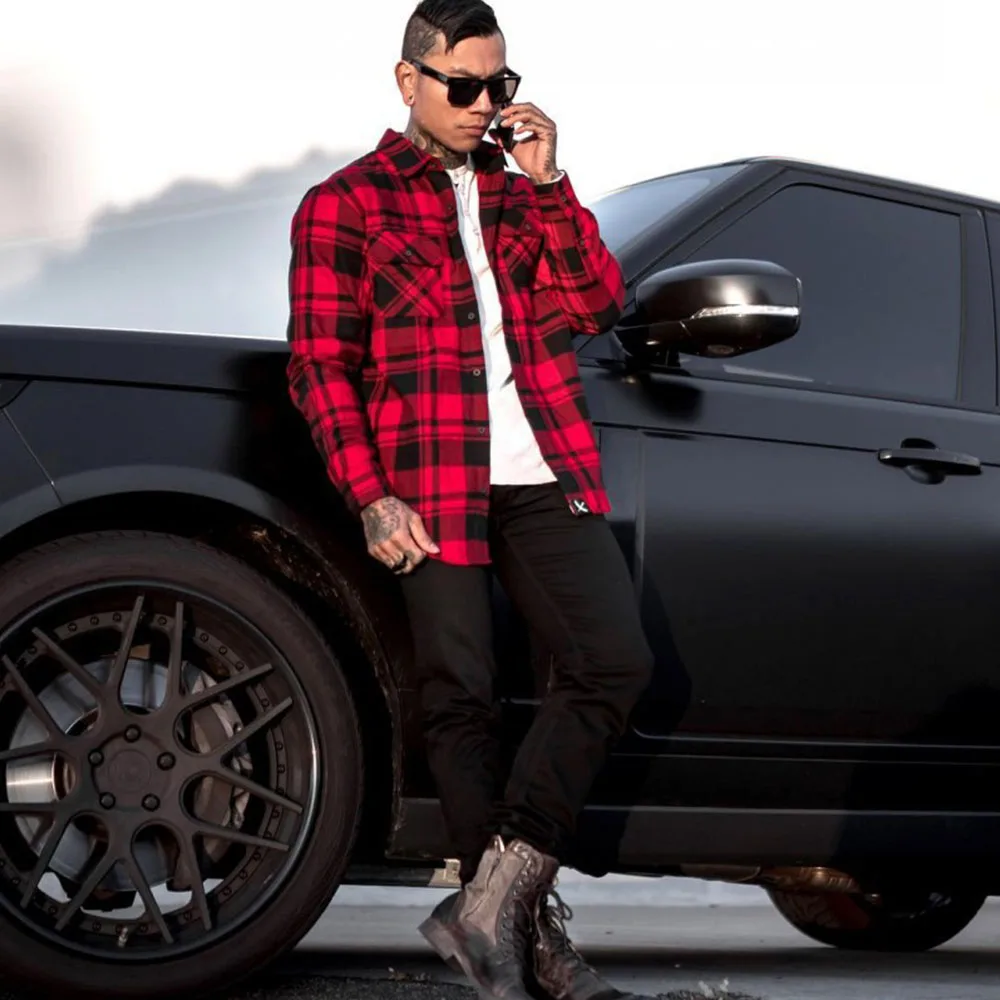 Autumn Plaid Jacket Male Spring and Autumn Casual Sports Thin Jacket Male Long-Sleeved Shirt Student Trend British Shirt
Autumn Plaid Jacket Male Spring and Autumn Casual Sports Thin Jacket Male Long-Sleeved Shirt Student Trend British Shirt