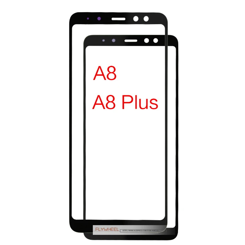 1 шт. передняя внешняя панель стекло для Samsung Galaxy A8 Plus сенсорный экран ЖК дисплей