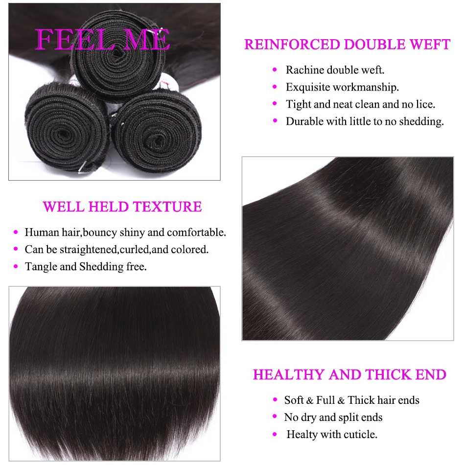 straight hair with lace closure 3