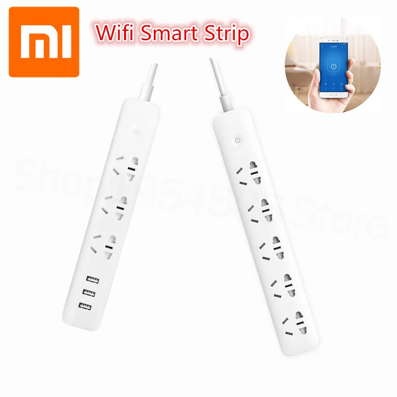 Xiaomi Qingmi Mi Smart Home Power Strip Electrical Socket Wifi App Wireless Remote Control 3/5 Ports 3 USB Outlet Plug
Xiaomi Qingmi Mi Smart Home Power Strip Electrical Socket Wifi App Wireless Remote Control 3/5 Ports 3 USB Outlet Plug