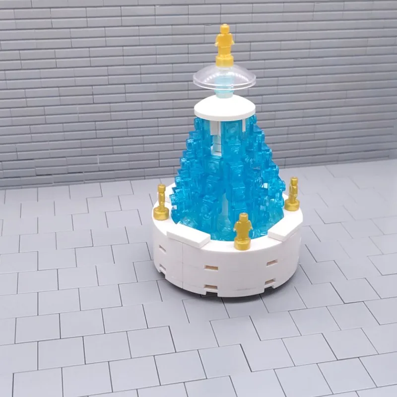 MOC Building Blocks Urban Landscape Minifigures Fitting Assembly Fountain Kids Toys
MOC Building Blocks Urban Landscape Minifigures Fitting Assembly Fountain Kids Toys